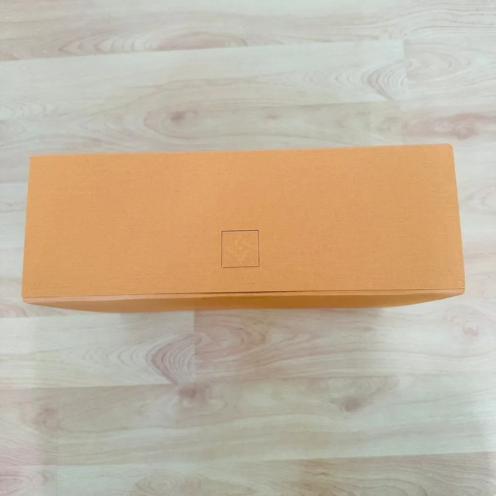 LV Louis Vuitton EMPTY large gift box for purse - orange, L 14